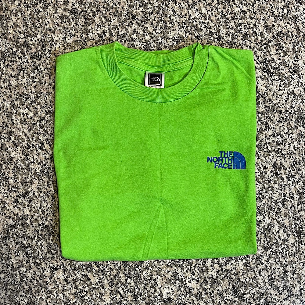 Green North Face T-shirt Men’s Size Small